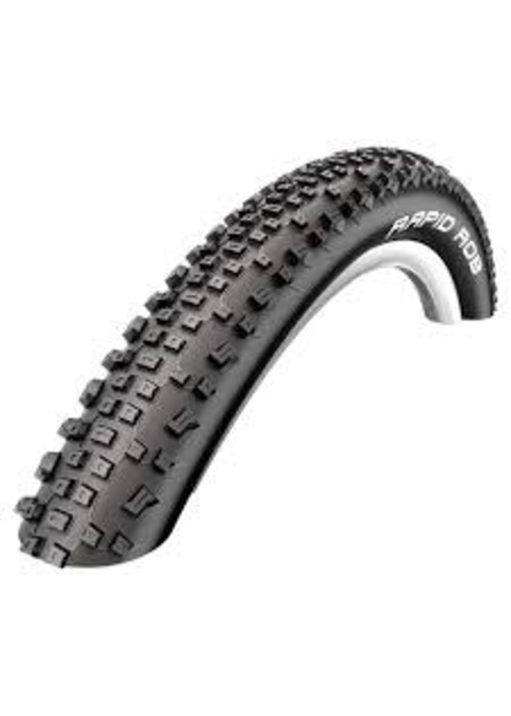 Schwalbe Schwalbe, Rapid Rob, Tire, 26''x2.10, Wire, Clincher, SBC, KevlarGuard, 50TPI, Black