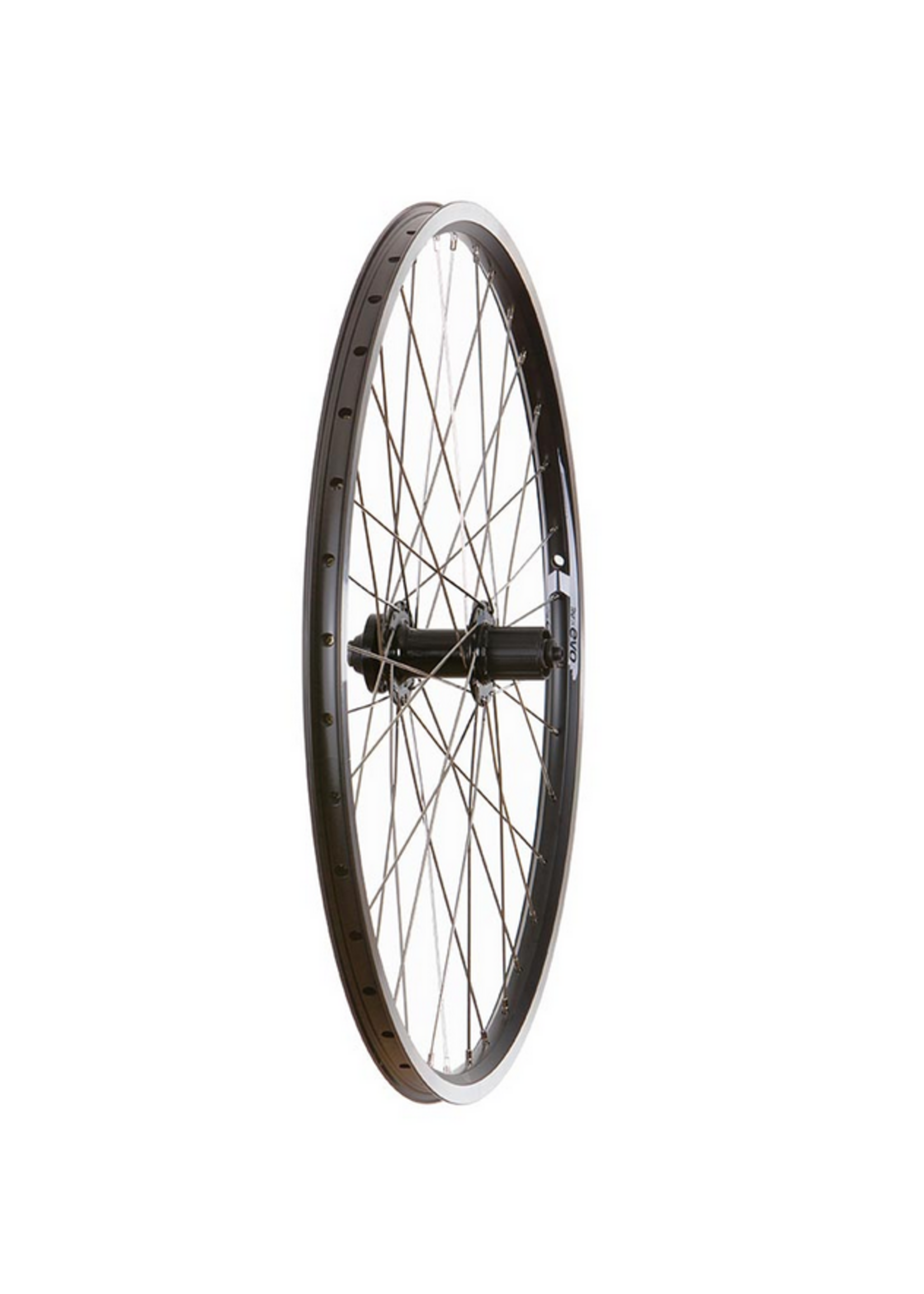 Wheel Shop Wheel Shop, Evo Tour 19 Black/ Formula DC-22, Wheel, Rear, 26'' / 559, Holes: 36, QR, 135mm, Rim and Disc IS 6-bolt, Shimano HG