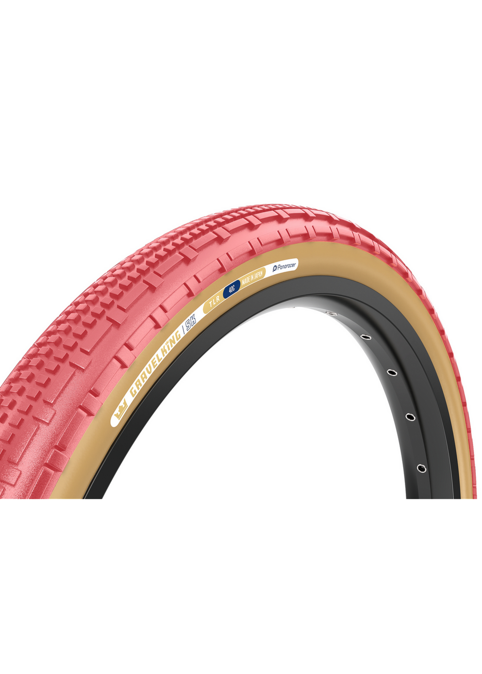 Panaracer GRAVELKING SK 700C TIRE – LIMITED SAKURA PINK/BROWN