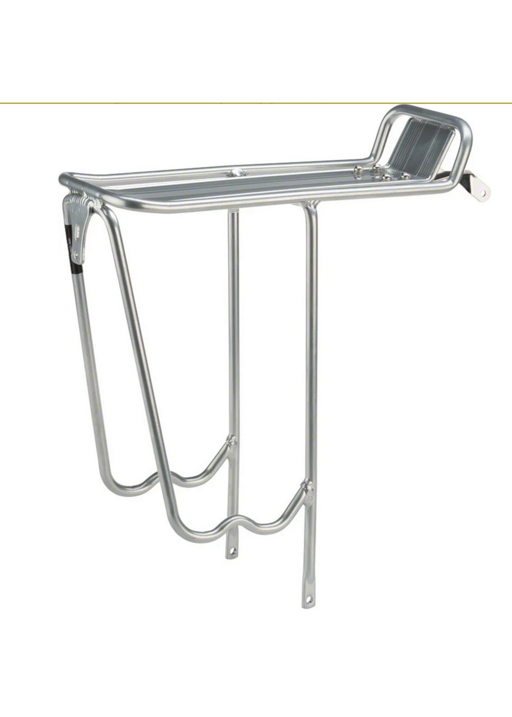 msw MSW RCR-100 Pork Chop Light-Duty Rear Rack, 700c, Silver