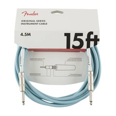 Fender NEW Fender Original Series Instrument Cable 15' - Daphne Blue