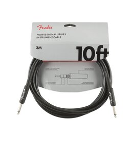 Fender NEW Fender Professional Series Cable - 10' - Straight/Straight - Black