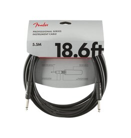 Fender NEW Fender Professional Series Cable - 18.6' Straight/Straight - Black