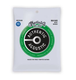 Martin NEW Martin Authentic Acoustic Marquis Silked - MA150S - 80/20 Bronze - Medium .013-.056