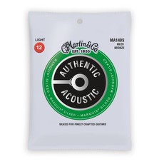 Martin NEW Martin Authentic Acoustic Marquis Silked - MA140S - 80/20 Bronze - Light .012-.054