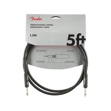 Fender NEW Fender Professional Series Cable - 5' - Straight/Straight - Black