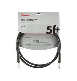 Fender NEW Fender Professional Series Cable - 5' - Straight/Straight - Black