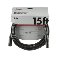 Fender NEW Fender Professional Series Microphone Cable - 15' - Black