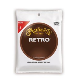 Martin NEW Martin Retro MM12 Monel - Light - .012-.054