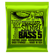 Ernie Ball NEW Ernie Ball Regular Slinky 5-String Bass - .045-.130