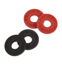 Fender NEW Fender Strap Blocks - 4 Pack Red/Black