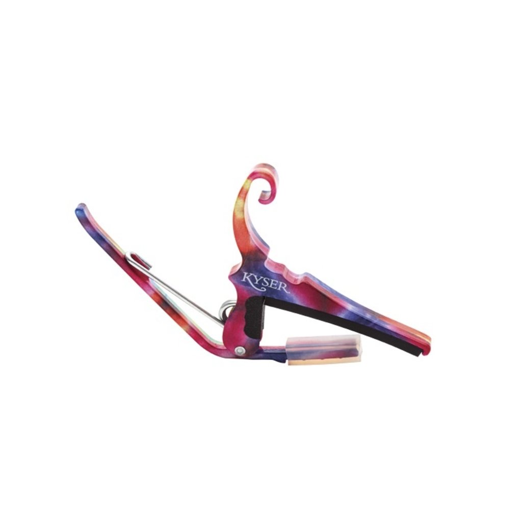 Kyser NEW Kyser KG6 Guitar Capo - Tie Dye