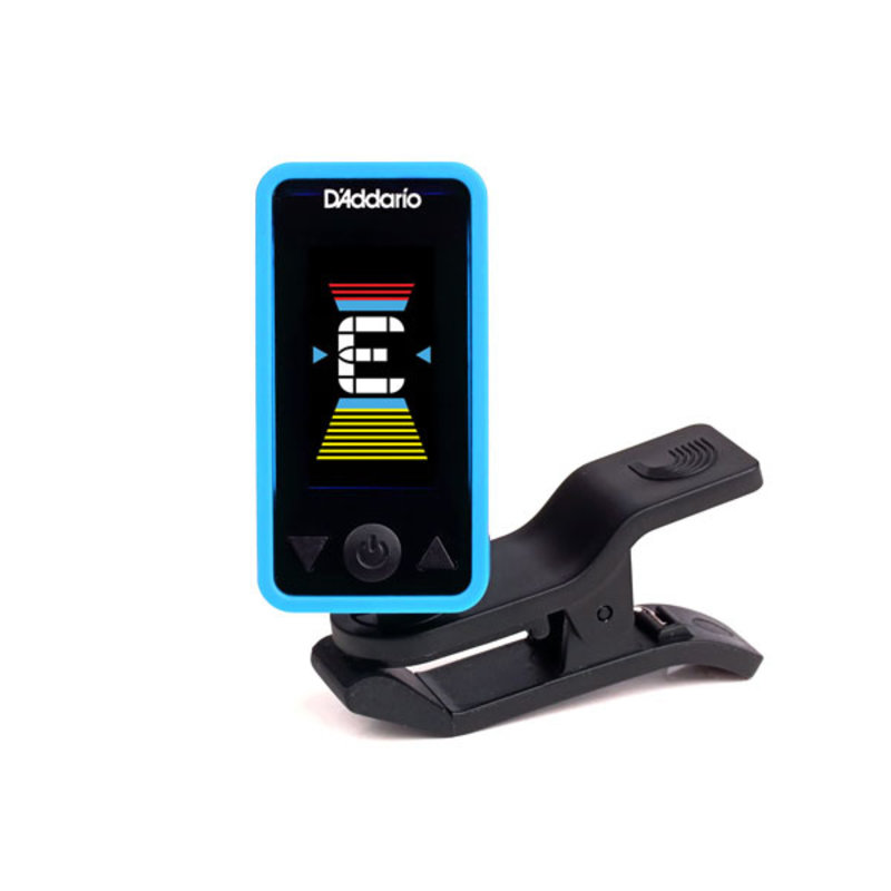 D'Addario NEW D'Addario Eclipse PW‑CT‑17 Eclipse Chromatic Clip‑On Tuner - Blue