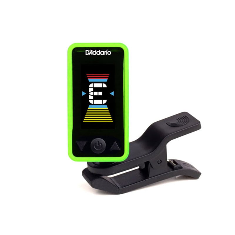 D'Addario NEW D'Addario Eclipse PW‑CT‑17 Eclipse Chromatic Clip‑On Tuner - Green