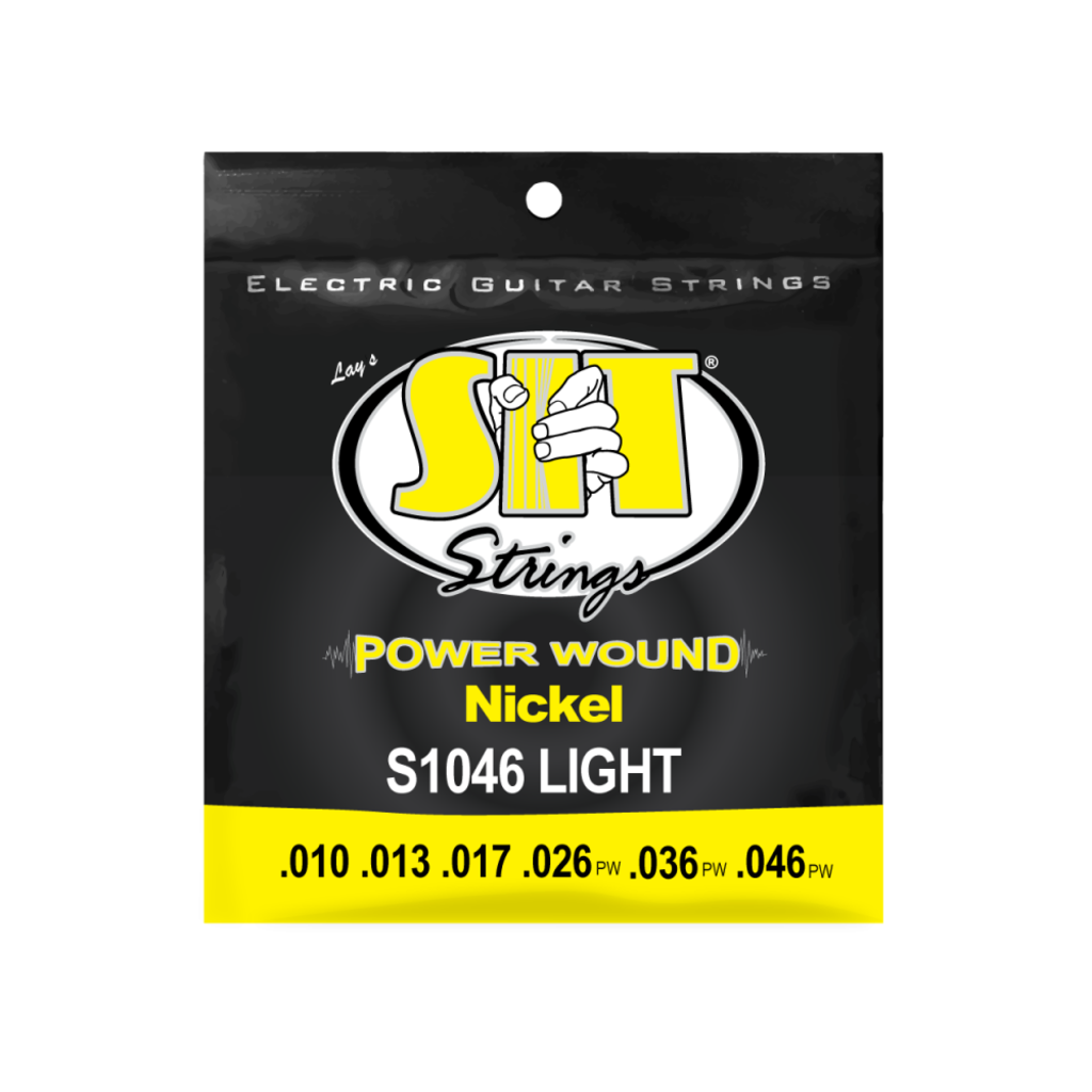 SIT NEW SIT Power Wound Electric Guitar Strings - Light - .010-046