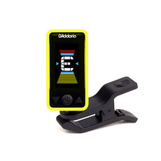 D'Addario NEW Planet Waves PW‑CT‑17 Eclipse Chromatic Clip‑On Tuner - Yellow