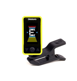 D'Addario NEW Planet Waves PW‑CT‑17 Eclipse Chromatic Clip‑On Tuner - Yellow