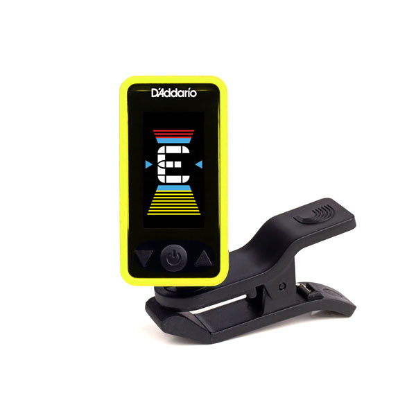 NEW Planet Waves PW‑CT‑17 Eclipse Chromatic Clip‑On Tuner - Yellow
