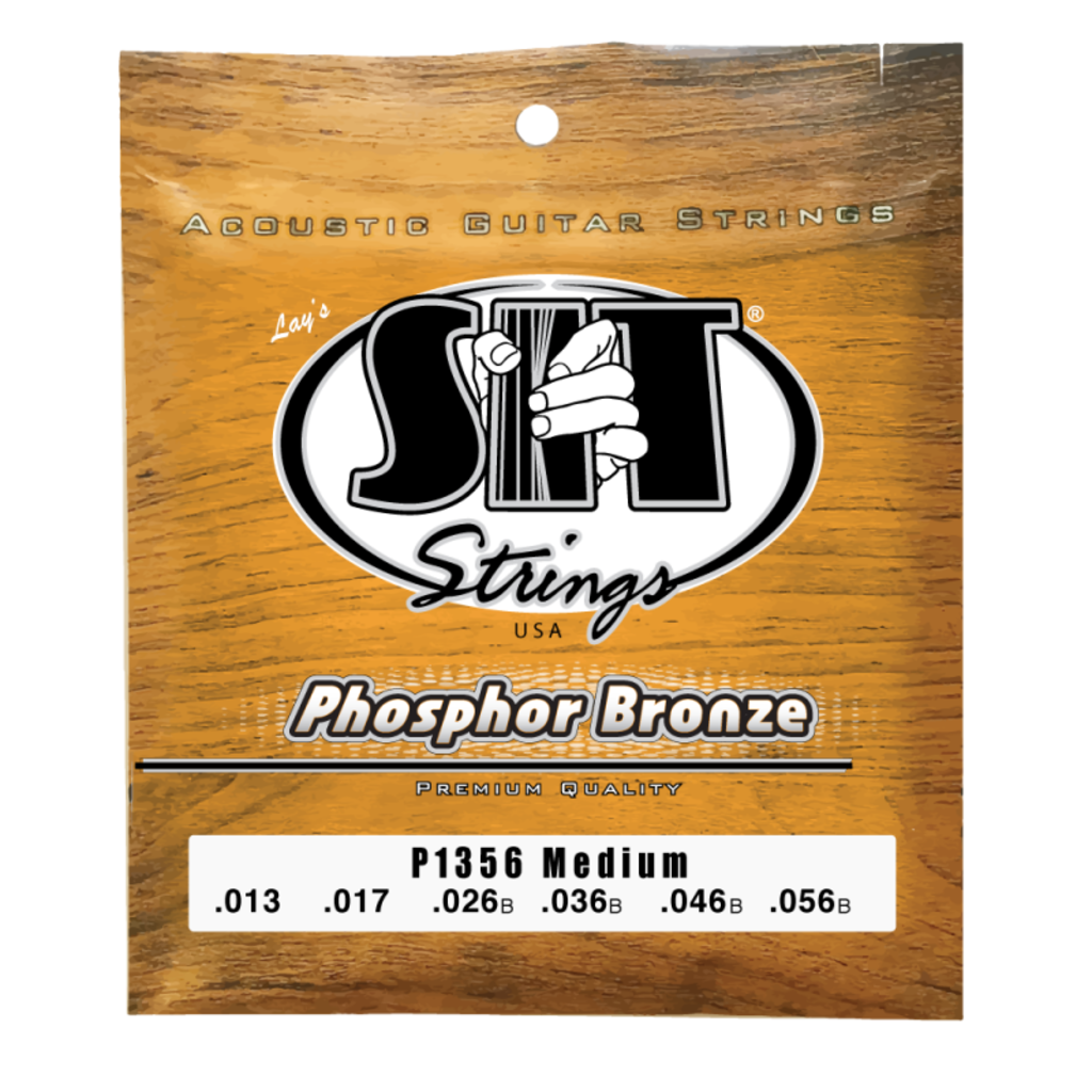 SIT NEW SIT Phosphor Bronze Acoustic Guitar Strings - Medium - .013-.056