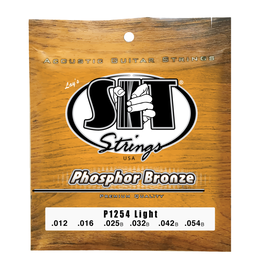 SIT NEW SIT Phosphor Bronze Acoustic Guitar Strings - Light - .012-.054