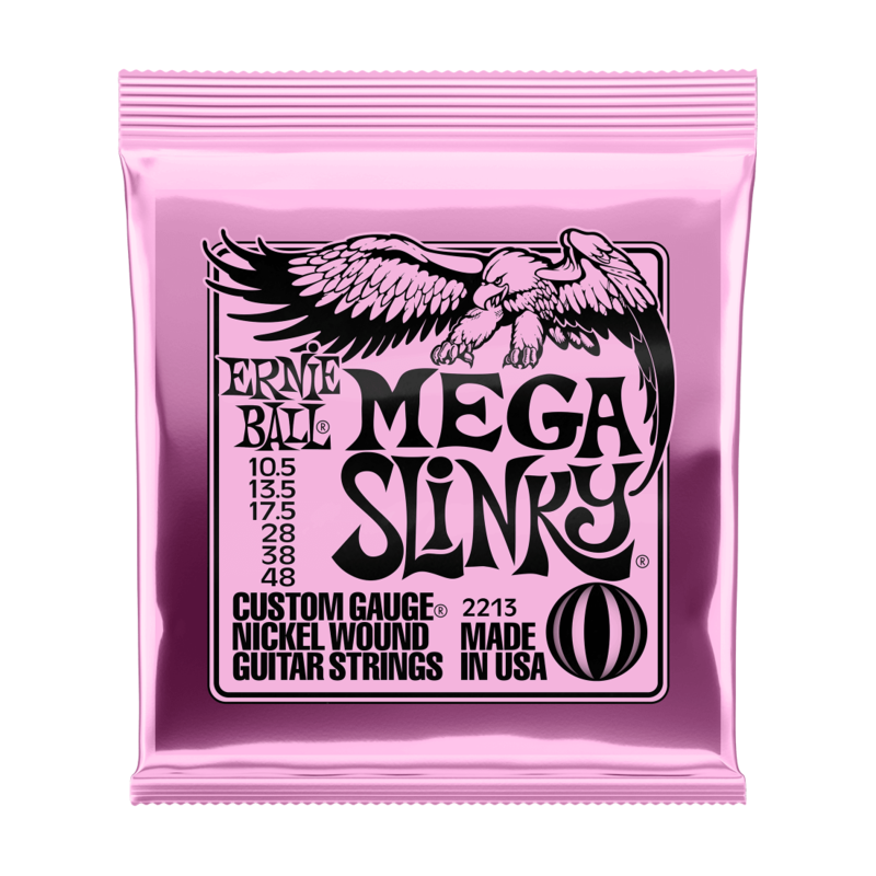 Ernie Ball NEW Ernie Ball Mega Slinky Electric Strings - .0105-.048