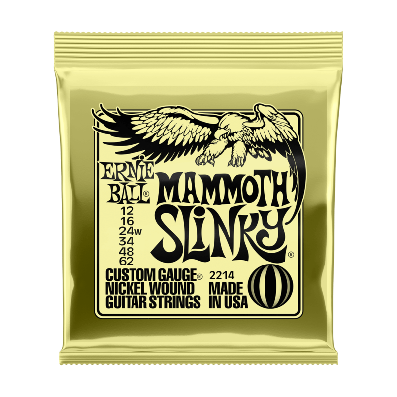 Ernie Ball NEW Ernie Ball Mammoth Slinky Electric Strings - .012-.062