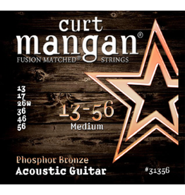 Curt Mangan NEW Curt Mangan Phosphor Bronze Acoustic Strings - Medium - .013-.056