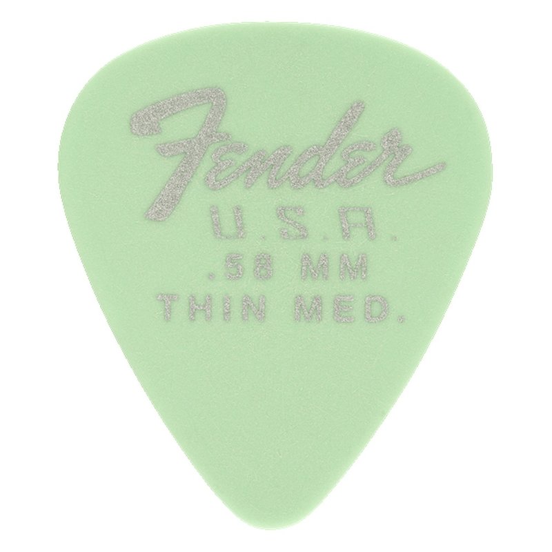Fender NEW Fender 351 Dura-Tone .58 12-Pack - Surf Green
