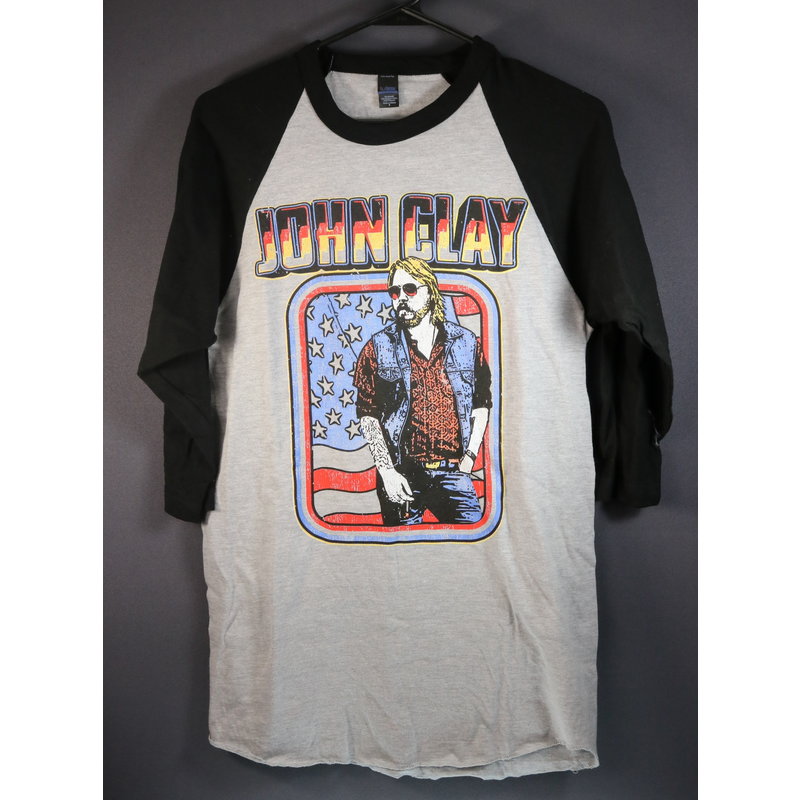 Local Music NEW John Clay 3/4 Sleeve Baseball T-Shirt - XL