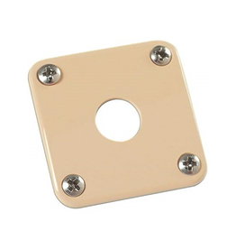 Gibson NEW Gibson Accessories Plastic Jack Plate - Cream