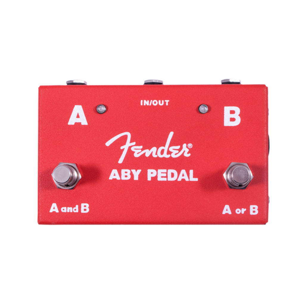 Fender NEW Fender 2-Switch ABY Pedal - Red