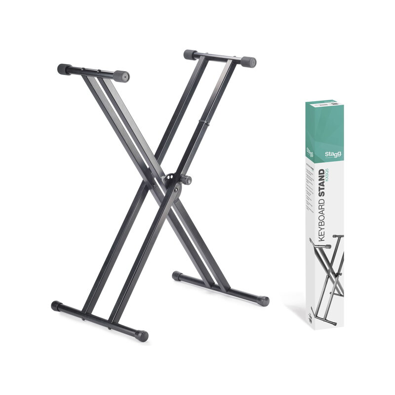 Stagg NEW Stagg Double Braced X-Style Keyboard Stand