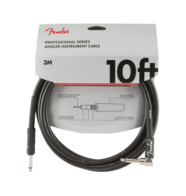 Fender NEW Fender Professional Series Cable - 10' - Straight/Angle - Black