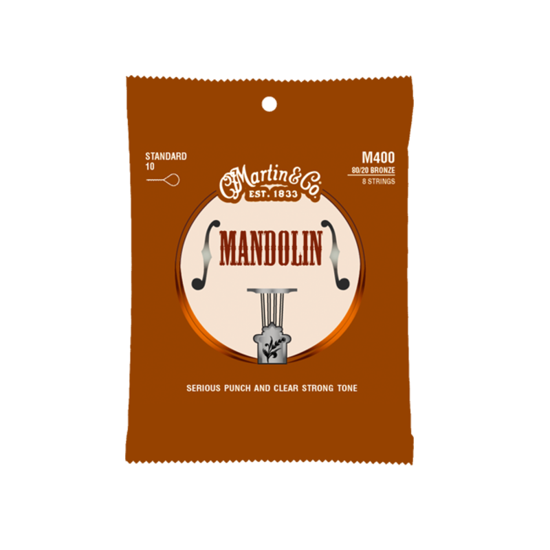 Martin NEW Martin Mandolin Strings M400 - 80/20 Bronze - Light