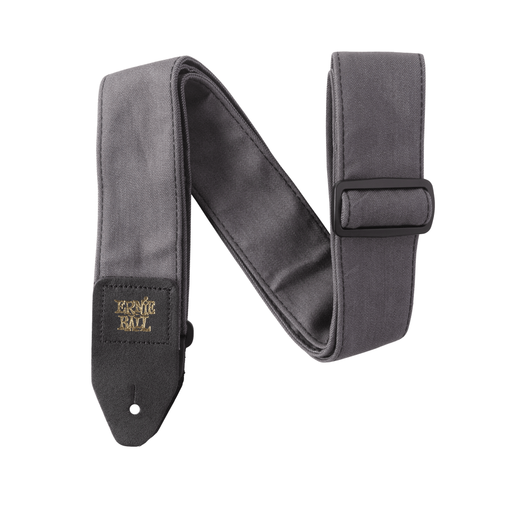 New Ernie Ball Comfort Collection Guitar Strap Denim Slate Wash
