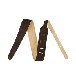 Fender NEW Fender Reversible Suede Strap - Brown/Tan