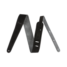 Fender NEW Fender Reversible Suede Strap - Black/Gray