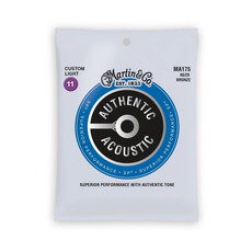 Martin NEW Martin Authentic Acoustic SP - 80/20 Bronze - Custom Light - .011-.052