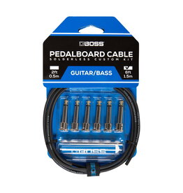 Boss NEW Boss BCK-6 Pedalboard Cable Kit - 6' Cable/6 Connectors