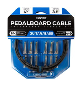 Boss NEW Boss BCK-12 Pedalboard Cable Kit - 12' Cable/12 Connectors