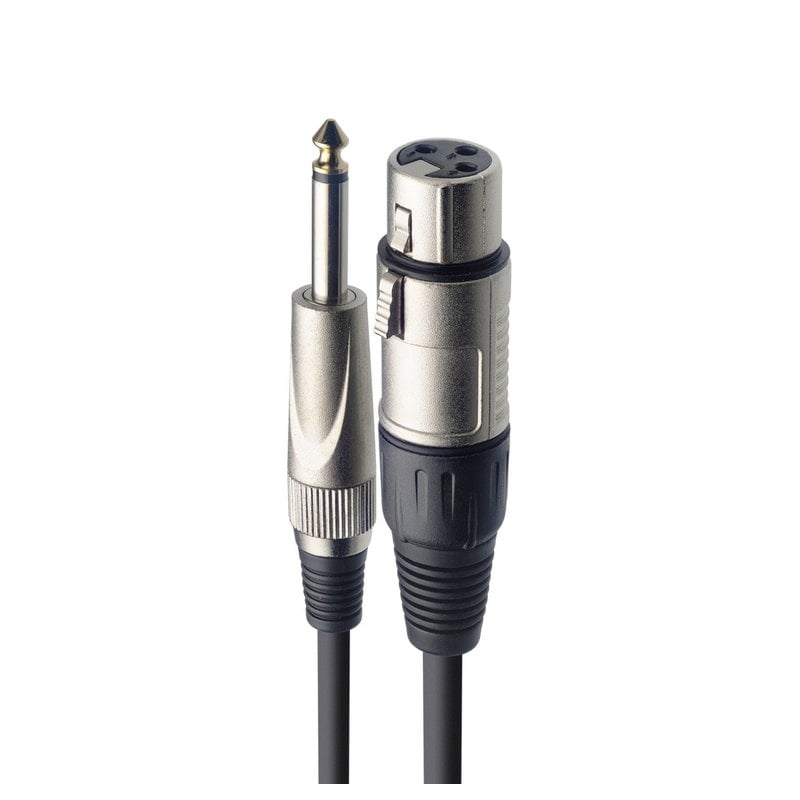 Stagg NEW Stagg SMC3XP XLR-1/4" Cable - Black - 10'