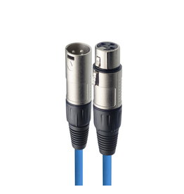 Stagg NEW Stagg SMC6 XLR Mic Cable - Blue - 20'