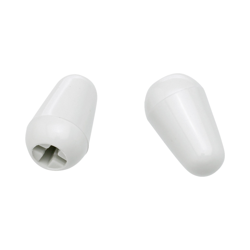 Fender NEW Fender Stratocaster Switch Tips - White - Pack of 2