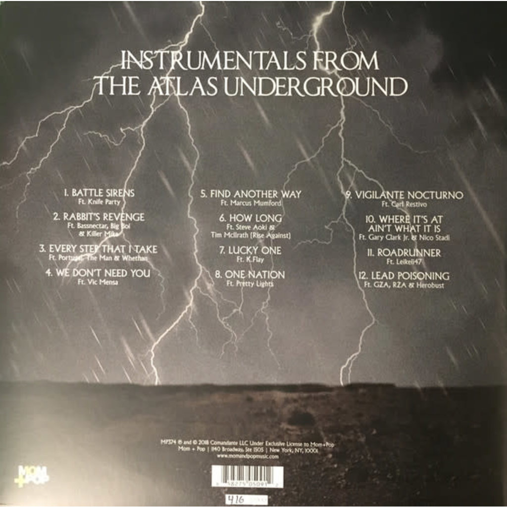 Vinyl New RSD18 Tom Morello "The Atlas Underground Instrumentals" LP-Limited Edition