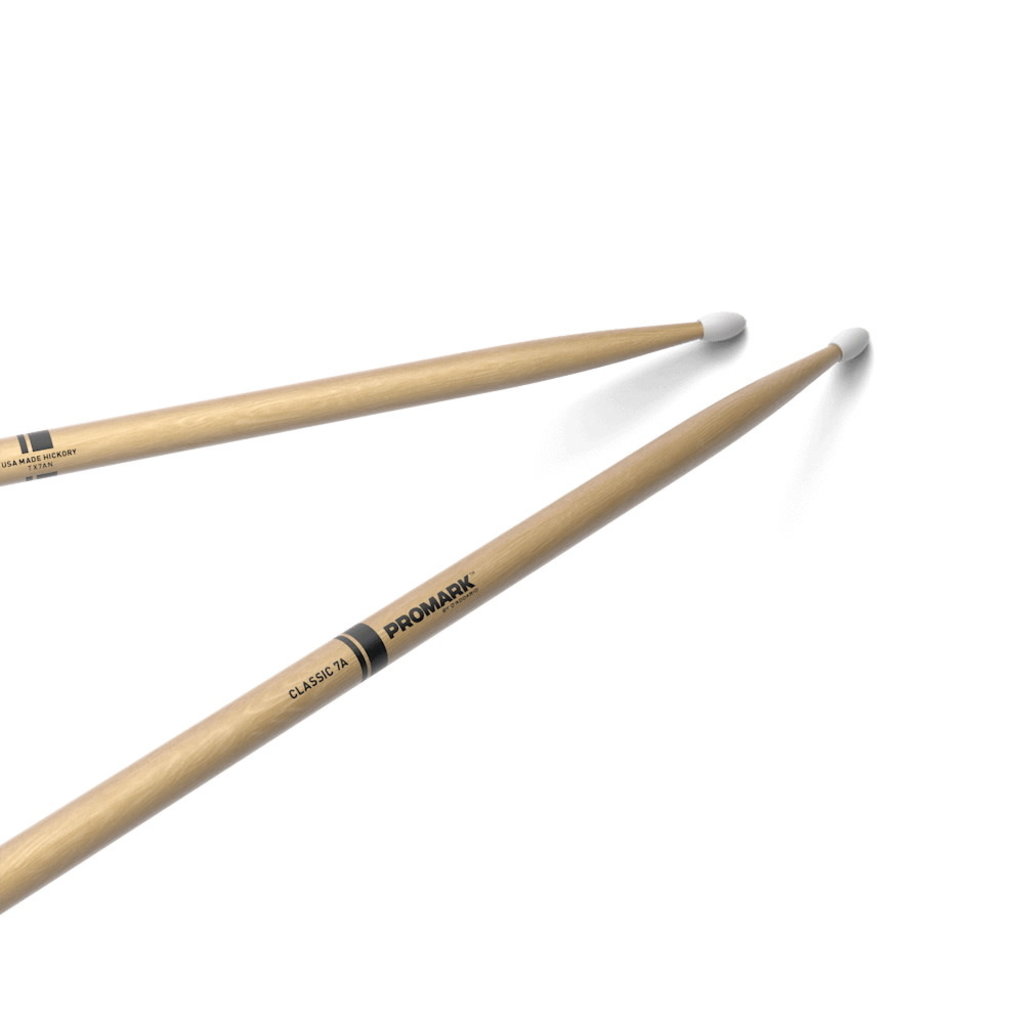 D'Addario NEW Promark Classic 7A Hickory - Nylon Tip