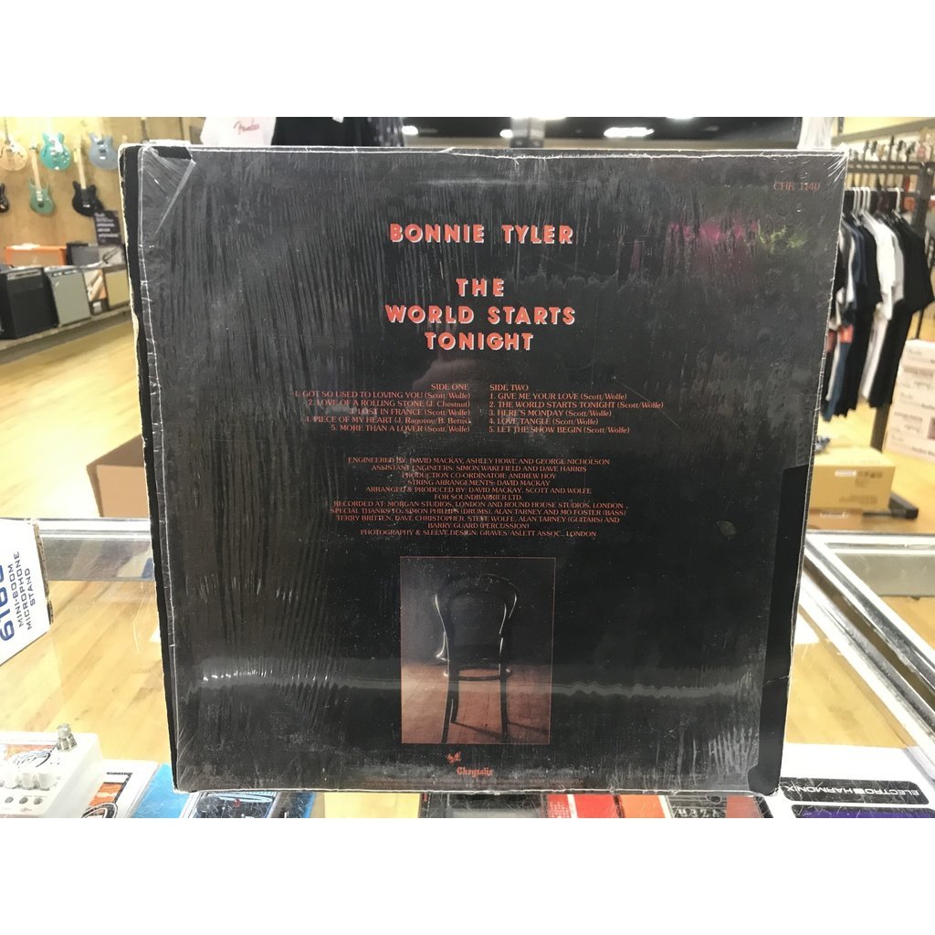 Vinyl Used Bonnie Tyler "The World Starts Tonight" LP