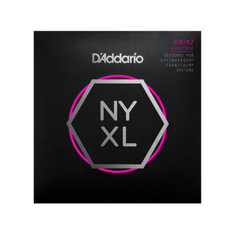D'Addario NEW D'Addario NYXLS Steinberger Double Ball End Strings - Super Light - .009-.042