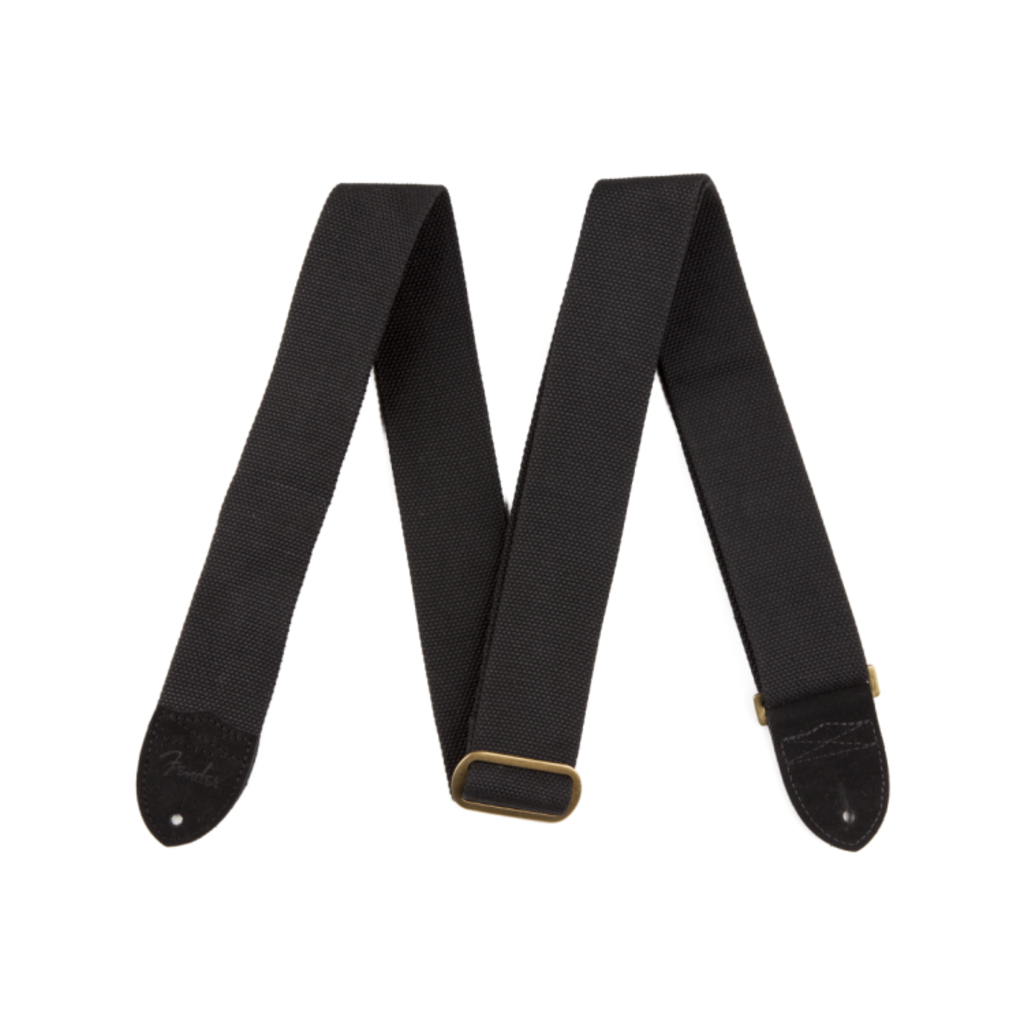 Fender NEW Fender Cotton/Leather Guitar Strap