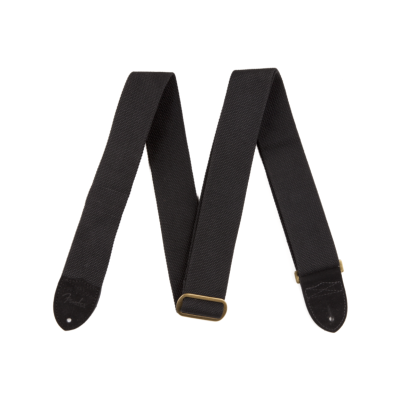Fender NEW Fender Cotton/Leather Guitar Strap