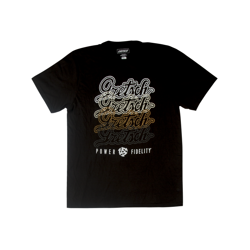 Gretsch NEW Gretsch Script Logo T-Shirt - Black - S